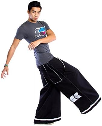 Kikwear Men's 38" Extreme Rave Pants 28 Black