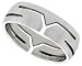 Surgical Steel Domed Ring with 
