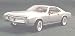 1/27 Scale 1966 Buick Riviera Diecast automobile model