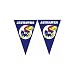 Kansas Jayhawks NCAA 25Ft String Of 6 x 9" Party Pennants (Flags)"