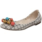 ALL BLACK Womens Graphic Ballet Flat