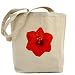 Red Amaryllis Flower Heavyweight Canvas Tote Bag