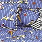 World Cup - blue - 4 PC. Crib Set