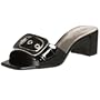 Franco Sarto Women's Nova 1 Slide,Black,6 M US