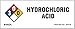 Brady 20378LS Chemical, Biohazard and Hazardous Material Labels, Self-Sticking, Polyester, 3.875" x 1.5", Black/Blue/Red/Yellow On White (Pack of 50)