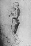 Raphael (copyist) (Study on Mental Health-Loggia, nudes) Art Poster Print - 13" X 19"
