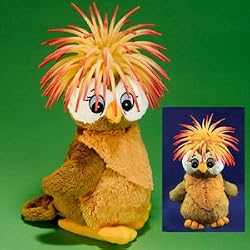 Whooz the Owl Zibbies Plush Toy 7" H
