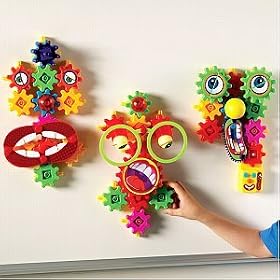 Learning   Resources Gears! Gears! Gears! Magnetic Goofy Grins Motorized Set
