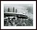 Flying Over Manhattan NYC 1946, Art Poster by Photography, with Wood Frame, poster size: 32 x 24