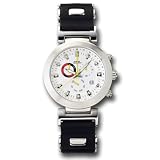 National Geographic Men's Sierra II Silver Chronograph Watch #NG741GSMK