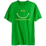 Smile … Life Is Superbike Racing Mens T-shirt Picture