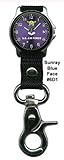 U.S. Air Force Clip-On Insignia Watch Sunraye Blue Face