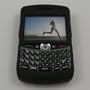 Rubber Black Hard Case for BlackBerry Curve 8330