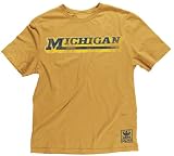 Michigan Wolverines Gold adidas Retro Wordmark Super Soft T-Shirt