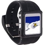 1GB MP4/MP3 USB Wrist Watch with 1.5'' OLED Screen (Black)