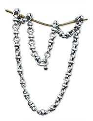 Sterling silver chain necklace, Eight Motif