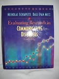 Evaluating Research in Communicative Disorders fourth Edition