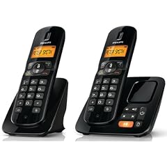 Philips BeNear CD1862B/DE Schnurlostelefon mit 2. Mobilteil schwarz