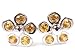 Yellow Sapphire Floral Stud Earring, 18k White Gold (T.w 0.70)