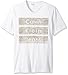 Calvin Klein Jeans Men's Short Sleeve Texture CKJ Logo V-Neck T-Shirt