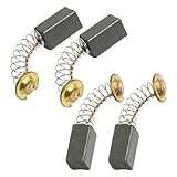 uxcell　モーターのカーボンブラシ　13x7.5x6mm　回転ハンマードリル　4枚入り