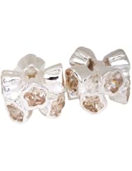 TheIKA 2pc 925 Sterling Silver Charm Beads PB-12110