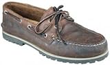 Sperry Carson 2 Eye Dark Chocolate Men's Leather Moccasin