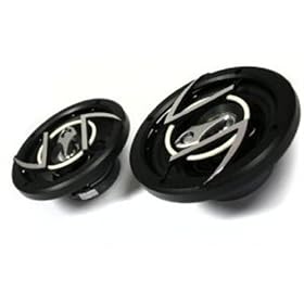 Pair Auna 6.5" Inch In-Car Hifi Speakers 600W Max - Black