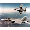 F/A 18E Super Hornets (Flying High) Art Poster Print - 13x19