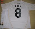 REAL Madrid Spain Soccer Jersey, KAKA', Adult Size Small