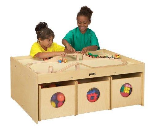 Jonti-Craft 5752JC ACTIVITY TABLE WITH 6 BINS