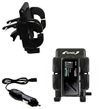 Cowon iAudio 7 Auto Vent Holder with Car Charger - Uses Gomadic TipExchange