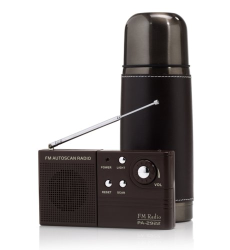 FM Radio and Flask Set