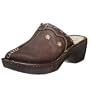 Eastland Women's Lucky Town Clog,Brown,9 M US