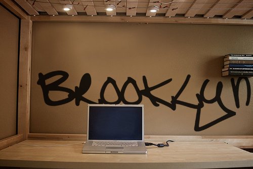 Brooklyn Graffiti Wall Decal
