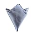 Hello Tie Men's Solid Color Pocket Squares Handkerchiefs 6pcs/lot Set 4