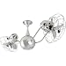 Matthews Fan Company VB Vent Bettina Outdoor Ceiling Fan with Metal Blades Finish: Chrome