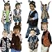 AniMates Reversible Vests (Set of 4)