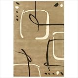 IMAGE OF Jaipur Rugs Inc Hand Tufted, Scribble Down Dark Sand/Dark Sand, 2 by 3