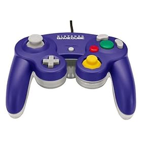 GameCube Controller Clear & Purple