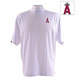 Los Angeles Angels of Anaheim Short Sleeve Performance Fabric Mock by Antigua Sport