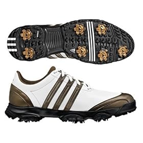 Adidas 2009 Mens Golflite Tour Golf Shoe - Running White Scout Metallic - 737839 by adidas