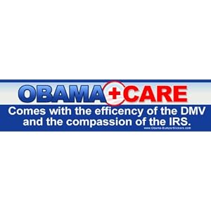 Anti Obama Bumper Sticker - Obama Care - Health Care - Bumper Sticker Decal