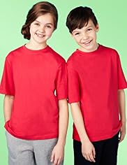 2 Pack Unisex Outstanding Value Crew Neck T-Shirts with Stay New™