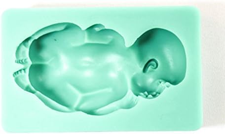 IBCherry(TM) Face-Down Newborn Sleeping Baby Silicone Fondant Cake Mold - Sugarcraft Cake Decoration Tool / Great Design as Non-Stick Fondant, Sugar Paste, Chocolate, Cabochon, Butter, Resin, Gum Paste, Polymer Clay, Fimo, Wax, PMC, Soap Molds