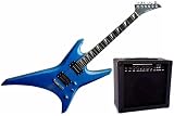 Hameln Rock Star Electric Guitar & 20W Amp, Metallic Blue
