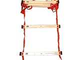 Sporting Goods : 11 Foot Flat Adjustable Speed Ladder w/ Rubber Ends for Indoor Use
