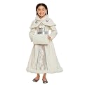 Girls Silver Snow Princess Costume