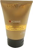 Gratiae Organics Refreshing Moisturizing Gel for Men, 4.05 Ounce