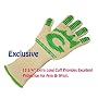 Exclusive Extra Long Cuff Oven Gloves, (2 Gloves Value Pack) -- Made of Dupont Nomex� & Kevlar� ,Withstands Heat up to 540 Degrees Farenheit.